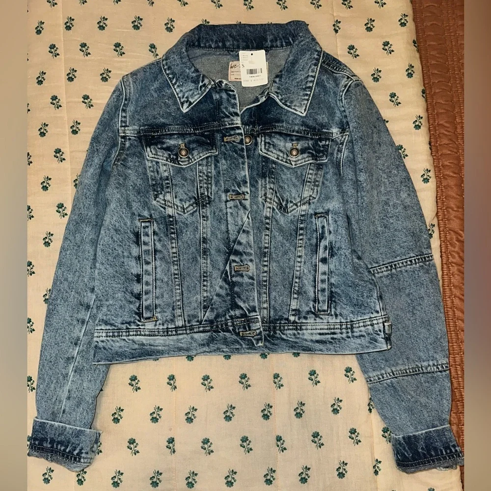 Free People Rumors Denim Jacket NWT - Picture 4 of 7